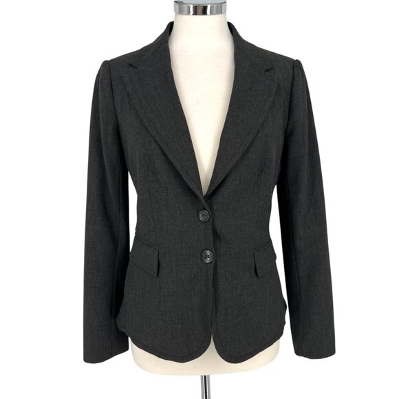The Limited Collection Grey Blazer Two Button Size 8 - Picture 1 of 14